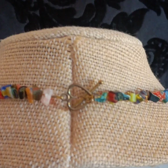 Colorful Glass Necklace - Picture 3 of 5